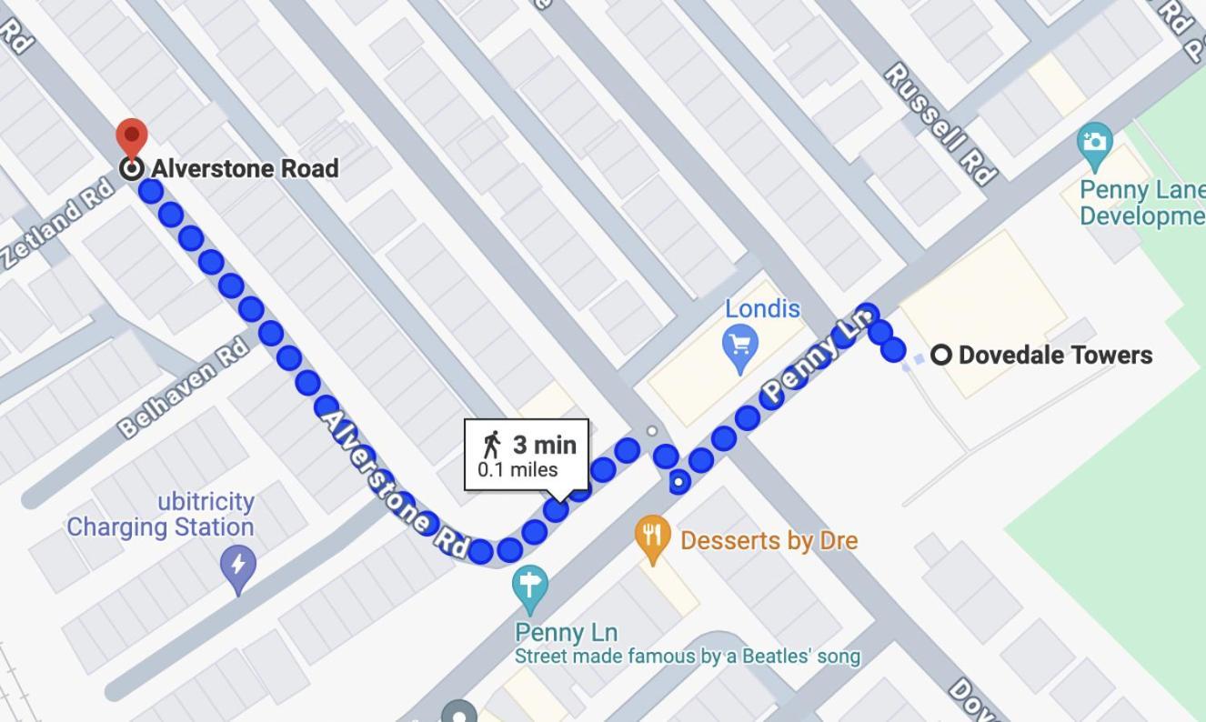 The Beatles House - Penny Lane - Contractors -relocating-3bedroom Apartment